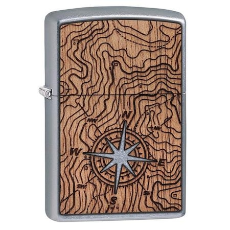 Zippo 2023 Zippo Woodchuck Compass, Street Chrome ZIP-49055